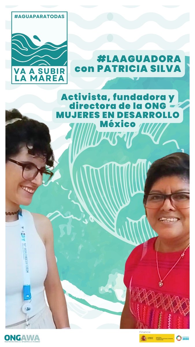 ongawa4d's tweet photo. Vuelve #LaAguadora! 🌊 Nuevas voces y realidades entorno al #DerechoHumano al #Agua! 

Entrevista en #Exclusiva realizada en el #ForoMundialAgua #PeoplesWaterforum a Patricia Silva, activista defensora del agua, directora de ONG Mujeres en Desarrollo, #México 🧵👇

#AguaParaTodas https://t.co/rbCDysxPew