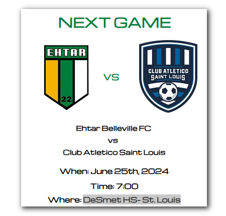 Mo_futbol's tweet photo. β½οΈ Yo #FootyNation, brace yourselves for another epic Local Showdown! πβ½οΈ @ClubAtleticoStl vs @EhtarFC this Tue, 7 pm at DeSmet HS. Come through to witness thrilling local soccer action! π₯β½οΈ #SupportLocalSoccer #STLsoccer #NPLS - shoutout to Yaya Nogenga & Wil Nyamsi π https://t.co/70vWjZ6b7r
