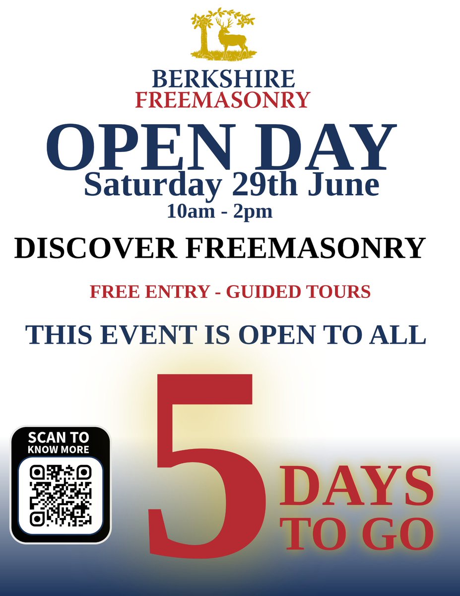 Berkshire Freemasons (@berkspgl) on Twitter photo ๐๐๐ซ๐ค๐ฌ๐ก๐ข๐ซ๐ ๐
๐ซ๐๐๐ฆ๐๐ฌ๐จ๐ง๐ฌ' ๐๐๐๐ ๐๐๐ ๐ข๐ฌ ๐๐๐ฌ๐ญ ๐๐ฉ๐ฉ๐ซ๐จ๐๐๐ก๐ข๐ง๐ !
Come and find out what we do at Berkshire Freemasons!ย ย
๐๐๐๐ ๐๐๐๐๐ ๐๐ ๐๐๐๐ ๐๐ ๐๐๐!
For RSVP:
facebook.com/events/1245429โฆ ๐๐๐ซ๐ค๐ฌ๐ก๐ข๐ซ๐ ๐
๐ซ๐๐๐ฆ๐๐ฌ๐จ๐ง๐ฌ' ๐๐๐๐ ๐๐๐ ๐ข๐ฌ ๐๐๐ฌ๐ญ ๐๐ฉ๐ฉ๐ซ๐จ๐๐๐ก๐ข๐ง๐ !
Come and find out what we do at Berkshire Freemasons!ย ย
๐๐๐๐ ๐๐๐๐๐ ๐๐ ๐๐๐๐ ๐๐ ๐๐๐!
For RSVP:
facebook.com/events/1245429โฆ
