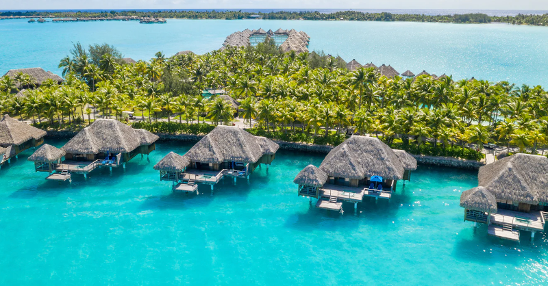 SelectCard's tweet photo. Featuring the largest overwater villas in the South Pacific, the St. Regis Bora Bora Resort will transport you to a world of relaxation. Our members will love the VIP perks at this tropical paradise. 🏝 #SelectCard https://t.co/8KSlkJZa9e