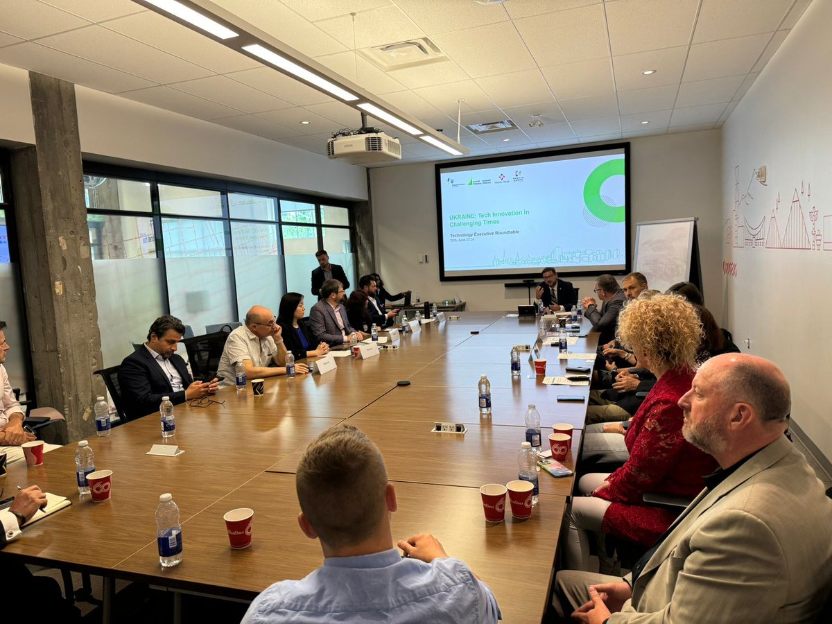 sdhitglobal's tweet photo. 🇺🇦🇨🇦 Software Development Hub, represented by @VicBukhantsov participated in the roundtable event "UKRAINE: #Tech Innovation in Challenging Times" in Ottawa, hosted by the @UKRinCAN, @Invest_Ottawa, and @WesleyCloverInt.

A big thanks to the organizers and participants! 🤝 https://t.co/w9n1atfjx5