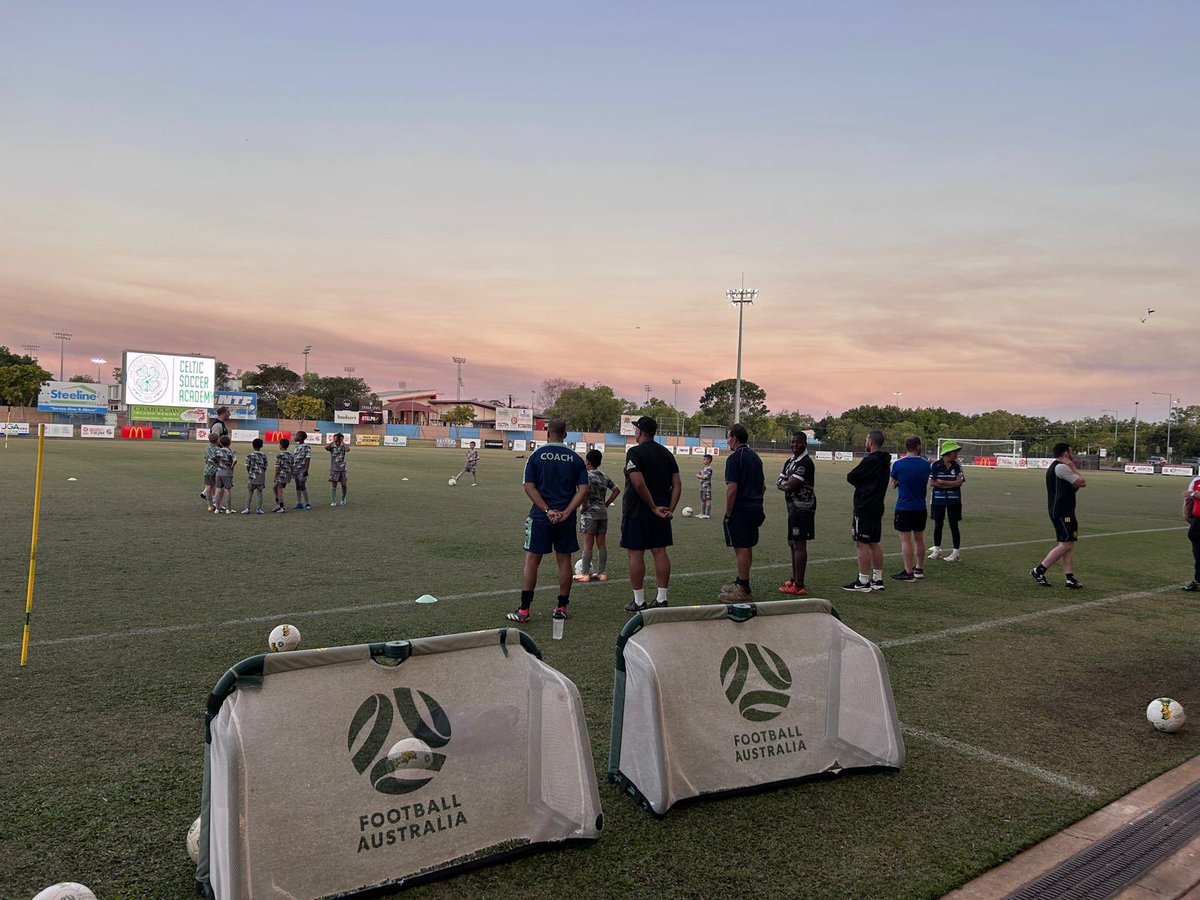 CelticSocAcad's tweet photo. ๐๐ฆ๐บ Our home away from homeโฆ.Great to be back in Darwin, Australia this week!
This week itโs a mix of Coach Mentoring, Coach Education and some sessions with the Timor Leste u19 National Team!
Exciting week ahead!! ๐๐
#CelticFC #FNT #NFFP https://t.co/WBfo3UMmW4