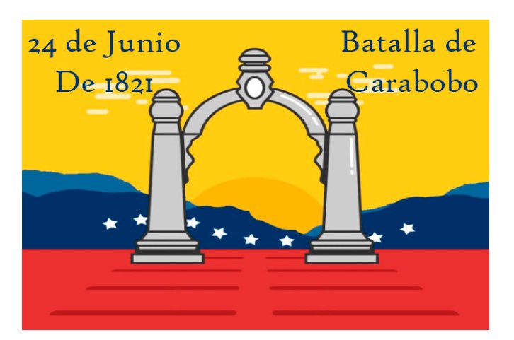 karinsalanova's tweet photo. A 203 años de la Batalla de Carabobo, conmemoramos a nuestros héroes patriotas que nos llevaron a la independencia.

¡Que el espíritu de Carabobo nos lleve al país que soñamos! https://t.co/foV0Mqh08v