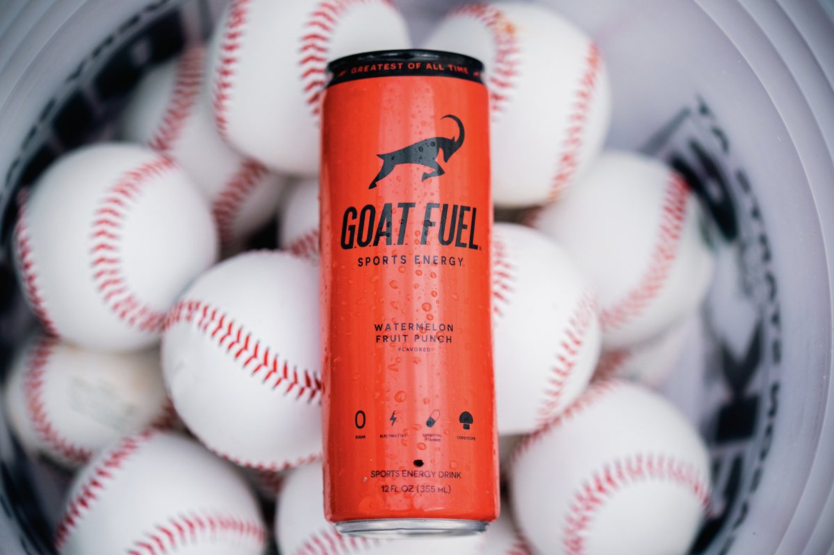 Watermelon Fruit Punch - in a league of its own. 🐐⚾️

#GOATFUEL #BeGreat