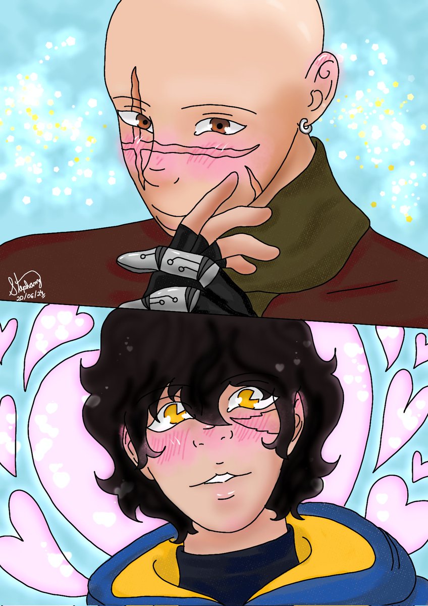 ste_artsy's tweet photo. Saudade deles ;-; 

#hideduo #hideduofanart https://t.co/rGEVffEvPF
