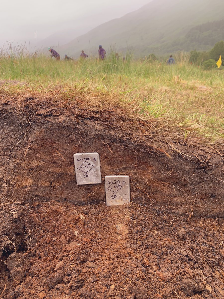 A moody morning for doing some archaeological science before we backfill!