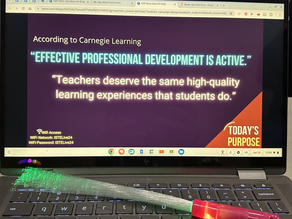 I found my people at “It’s my PD and I Can Party if I want to!” YES! 🙌 #ISTE24 #ISTELive24 <a href="/KentuckyDLC/">KYDLC</a>