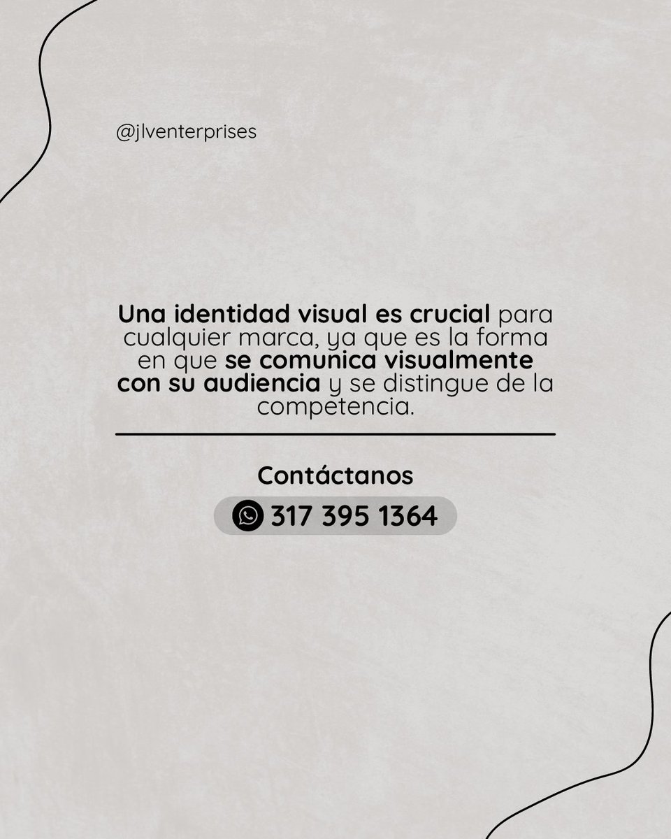 Tener una identidad visual definida es fundamental para cualquier marca. ¿Tu marca necesita destacar más? ¡Contáctanos y transforma tu identidad visual con nosotros! 
#marketingdigital #audiencias #medellin #identidadvisual