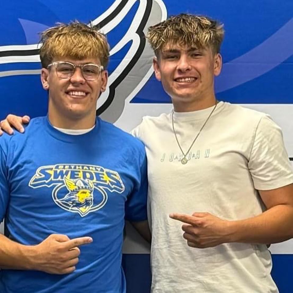 Congratulations to Junction City High School USD 475 🏈 standout Cooper Bogenhagen on signing with Bethany College in Lindsborg on Sunday afternoon. #ThriveIn475 #NSD24