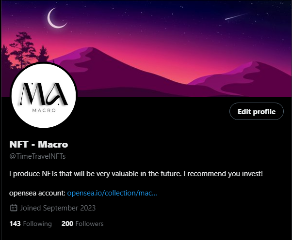 TimeTravelNFTs's tweet photo. WE FINALLY REACHED 200 FOLLOWERS!!! https://t.co/trydkC7C07