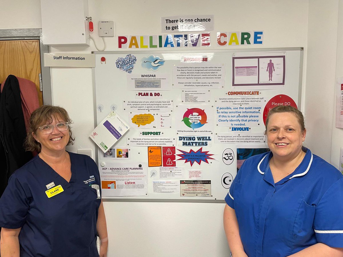 An excellent palliative care board displayed on Astley ward <a href="/WWLNHS/">WWL NHS</a> . Looks great and lots of important information covered. Please send us your displays so we can celebrate them!
