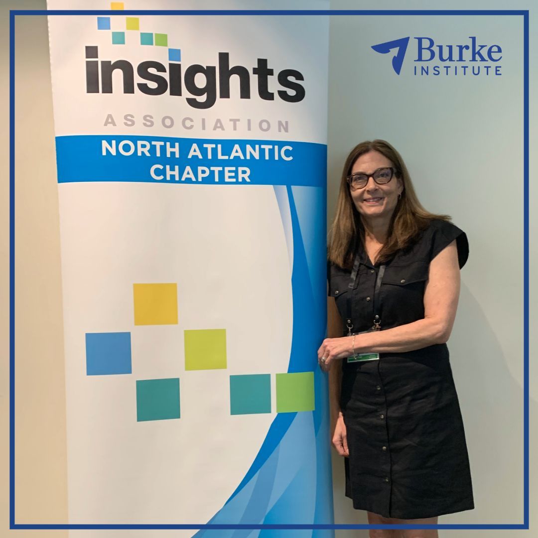 BurkeInstitute's tweet photo. Last week at the @InsightsMRX North Atlantic Chapter's Annual Conference, Laura Taylor shared her expertise as part of a panel discussion, engaging in insightful conversation on the future of research. Laura also enjoyed valuable networking time with her industry peers! #MRX https://t.co/o0wjdT6gIv