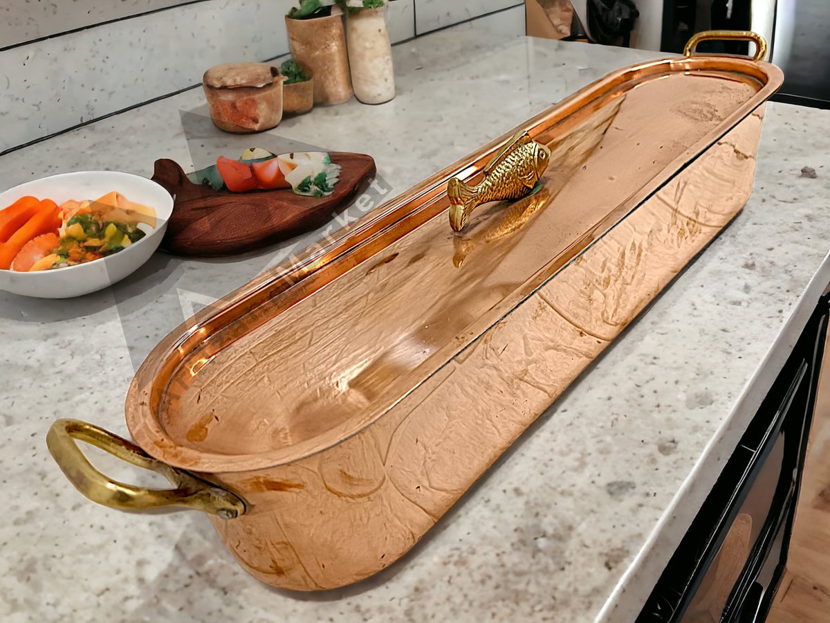 ArtizanaMarket's tweet image. Introducing our Exquisite Red Copper Fish Pan with Lid - The Antique Moroccan Copper Fish Cookware
Experience the art of culinary mastery with our meticulously handcrafted Red Copper Fish Pan with Lid. 
artizanamarket.etsy.com/listing/134149…

#cookingpanda
#cookingpan 
#cookingpans
#cookingpot