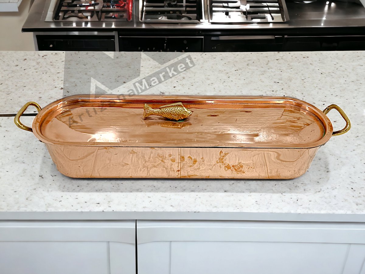 ArtizanaMarket's tweet image. Introducing our Exquisite Red Copper Fish Pan with Lid - The Antique Moroccan Copper Fish Cookware
Experience the art of culinary mastery with our meticulously handcrafted Red Copper Fish Pan with Lid. 
artizanamarket.etsy.com/listing/134149…

#cookingpanda
#cookingpan 
#cookingpans
#cookingpot