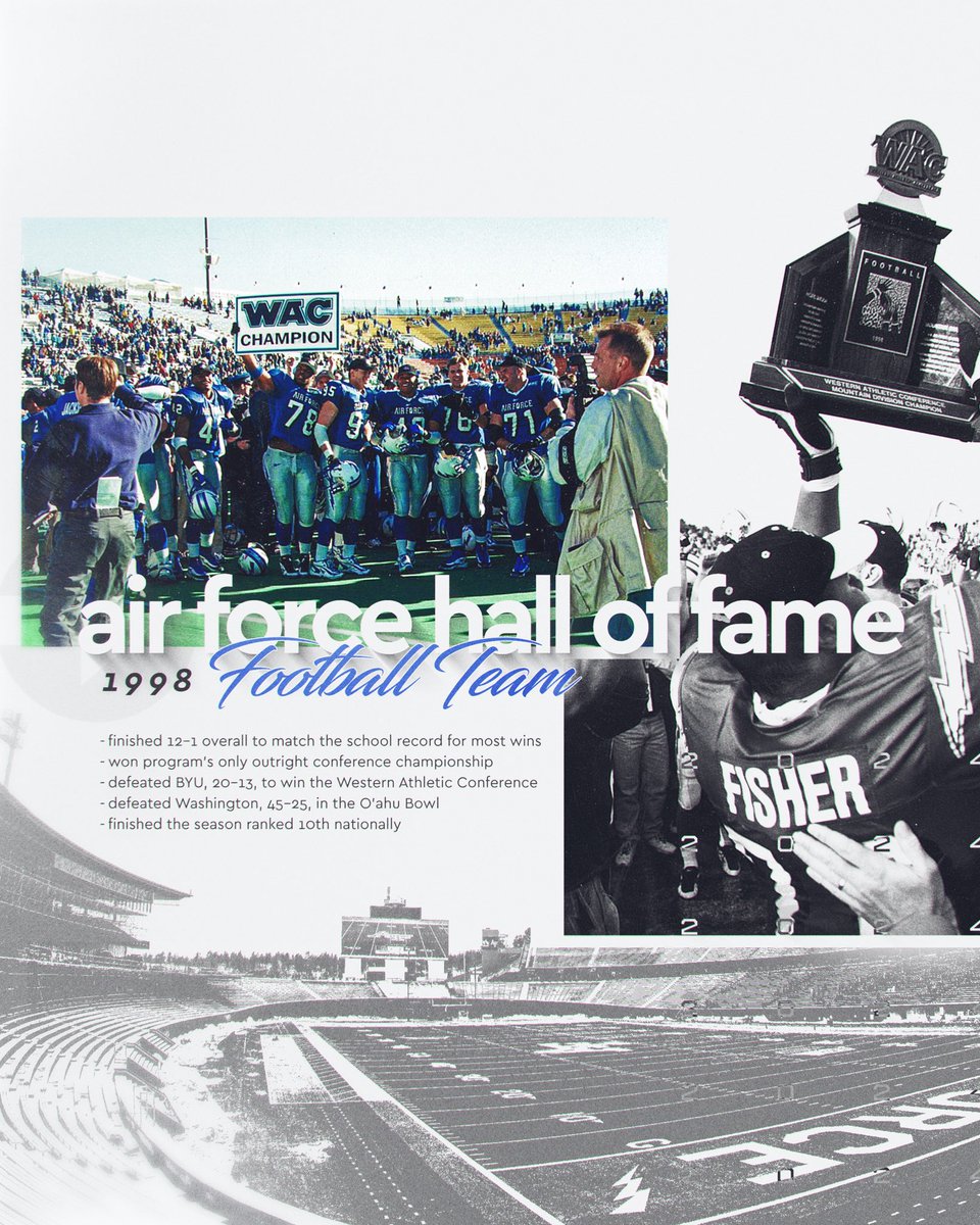 AF_Falcons's tweet photo. 𝙃𝘼𝙇𝙇 𝙊𝙁 𝙁𝘼𝙈𝙀 𝘾𝙇𝘼𝙎𝙎 𝙊𝙁 2️⃣0️⃣2️⃣4️⃣ 

Welcome to the Air Force Hall of Fame! ⚡️ https://t.co/44pdJISGO8