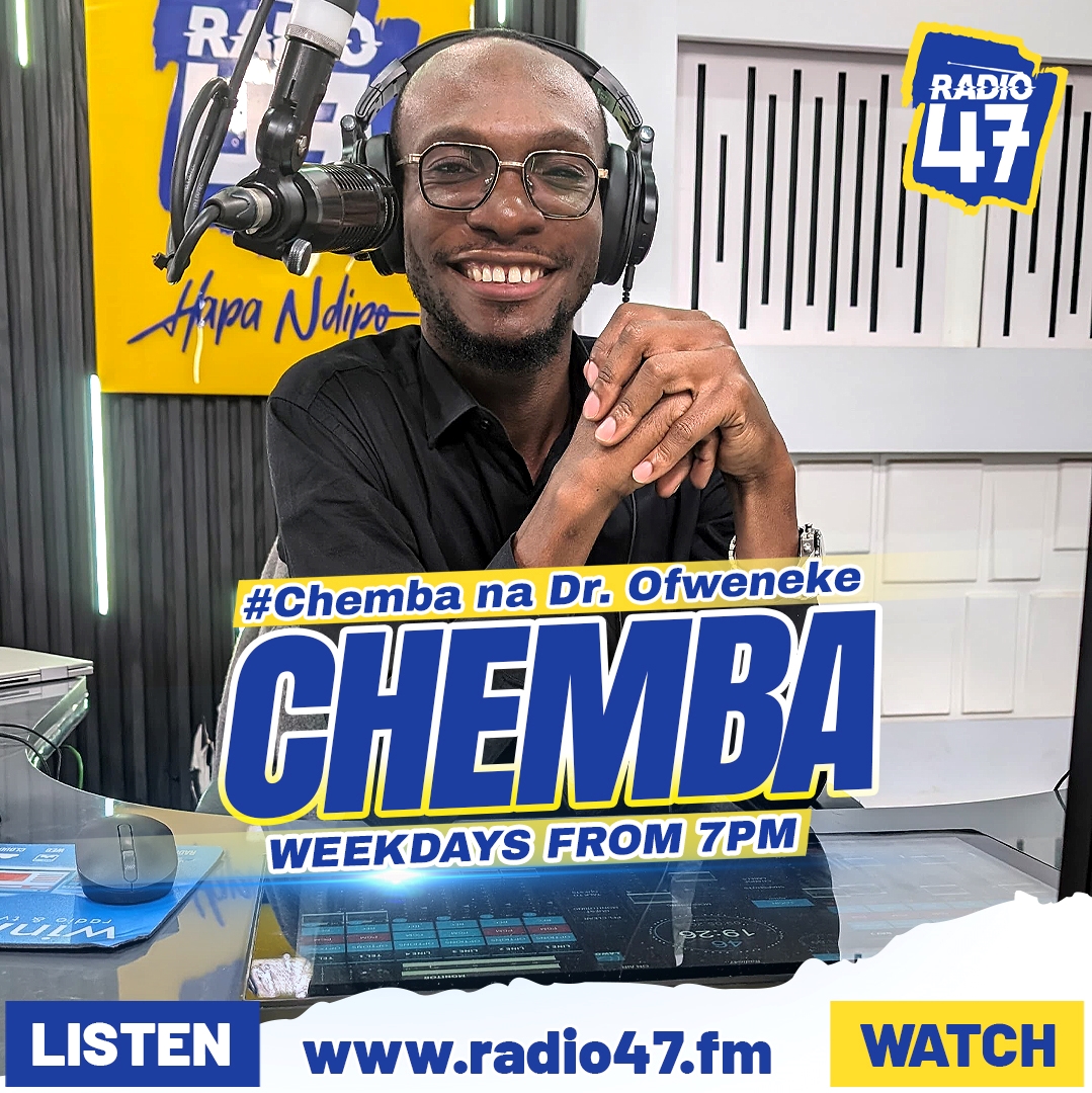 Radio 47 (@radio47_kenya) on Twitter photo Good evening men, it's another week🔥! Karibu ndani ya #Chemba na <a href="/DrOfweneke/">The Eagle Himself</a>. #HapaNdipo Good evening men, it's another week🔥! Karibu ndani ya #Chemba na <a href="/DrOfweneke/">The Eagle Himself</a>. #HapaNdipo