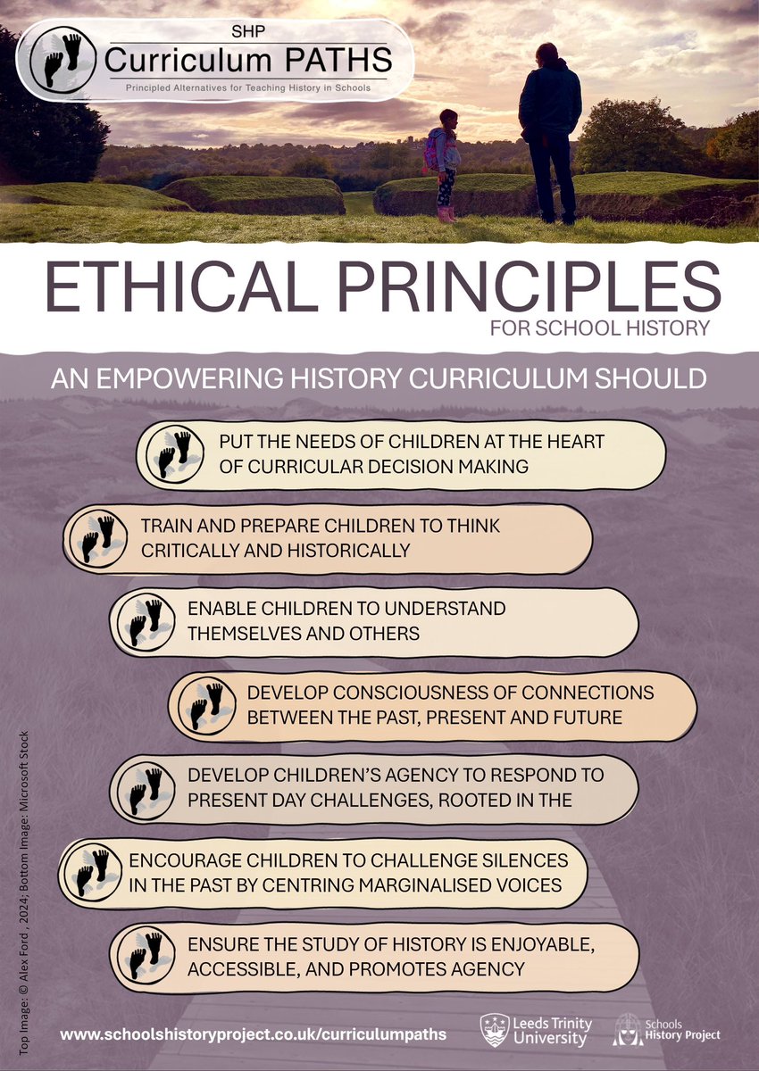 NEWS! SHP are delighted to announce the launch of Curriculum PATHS. We want to help put curriculum decision making back where it belongs: in the hands of teachers. We know teachers are best placed to meet the needs of their pupils and communities /1

schoolshistoryproject.co.uk/curriculumpath…