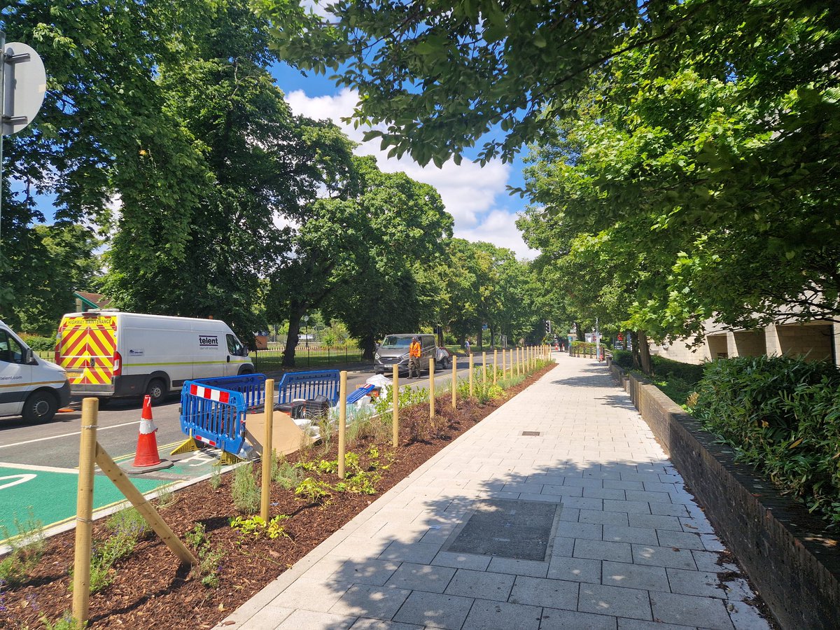 East Park Terrace bus and bike only zone is finally nearing completion ^_^ #southampton