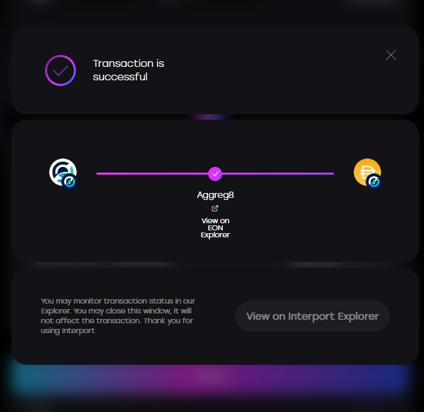 ionus12's tweet photo. One of my favorites #DEX in #HorizenEON is https://t.co/NP9O3pIG3a because we can do multi cross chain in all different platform, for now i just swap $ZEN to $DAI in EON chain https://t.co/slHSntHw98