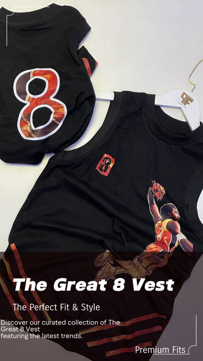 thepremiumfits's tweet photo. Discover our curated collection of The Great 8 Vest featuring the latest trends.
Stay Premium 💎

Wizkid Napo  #kikichallenge https://t.co/gSJyBliLWB