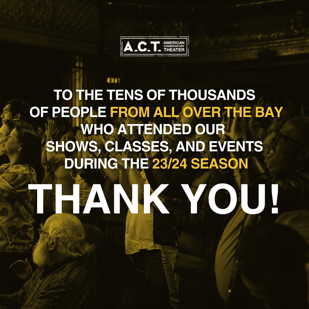🥳Thank you so much! Cheers to a season full of unforgettable moments–we couldn't have done it without you!

Any standout shows, classes, or events for you? We'd love to hear all about your favorites in the replies! 🎉