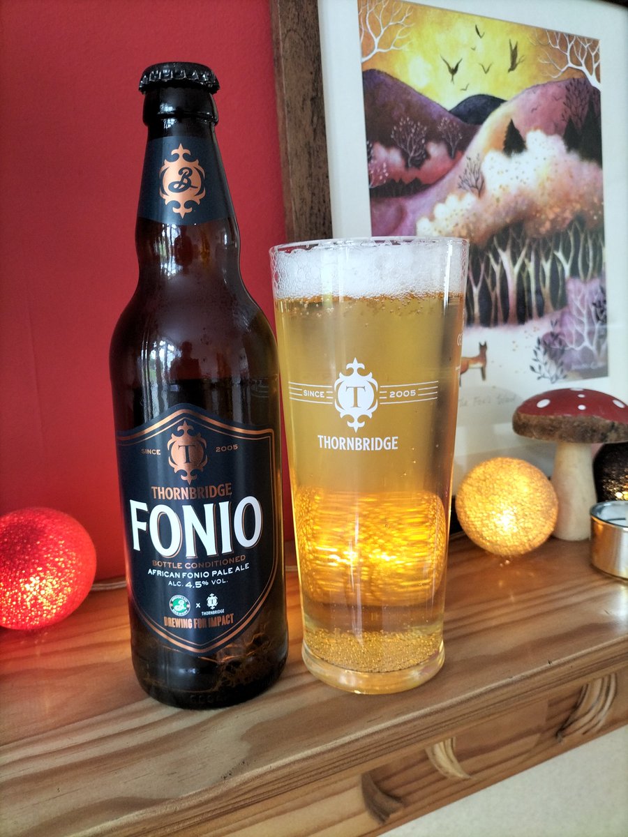 M P Wright (@ellingtonwright) on Twitter photo Truly stunning collaboration from <a href="/thornbridge/">Thornbridge Brewery</a> & award-winning brew master <a href="/GarrettOliver/">Garrett Oliver</a> of @BrooklynBrewery. African Fonio Pale ale really is a first rate drop guys.
Impressive stuff.
Bravo!
<a href="/thornbridgefay/">Fay</a> <a href="/ThornbridgeJB/">Thornbridge James</a> <a href="/RogerProtzBeer/">Roger Protz</a> @RFCider @RFCider <a href="/CAMRA_Official/">CAMRA</a> Truly stunning collaboration from <a href="/thornbridge/">Thornbridge Brewery</a> & award-winning brew master <a href="/GarrettOliver/">Garrett Oliver</a> of @BrooklynBrewery. African Fonio Pale ale really is a first rate drop guys.
Impressive stuff.
Bravo!
<a href="/thornbridgefay/">Fay</a> <a href="/ThornbridgeJB/">Thornbridge James</a> <a href="/RogerProtzBeer/">Roger Protz</a> @RFCider @RFCider <a href="/CAMRA_Official/">CAMRA</a>