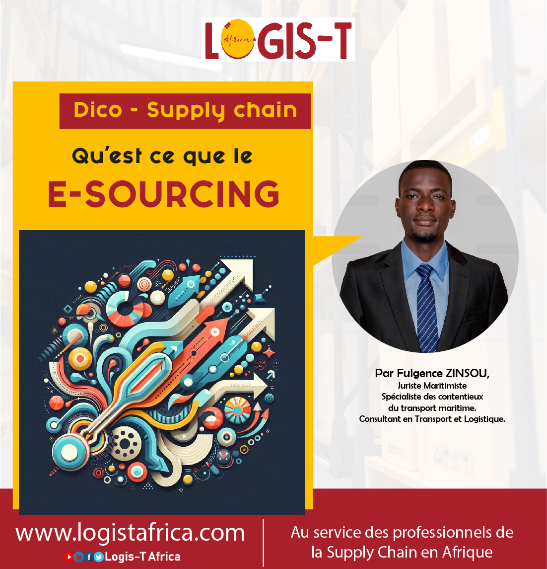 logis_t's tweet photo. Le DICO SUPPLY CHAIN : E-SOURCING de cette semaine, nous est offert par Fulgence Zinsou
https://t.co/3SphfMTFXr
#logistique #sourcing #esourcing #supplychain #logistafrica https://t.co/veCtFFa0MW