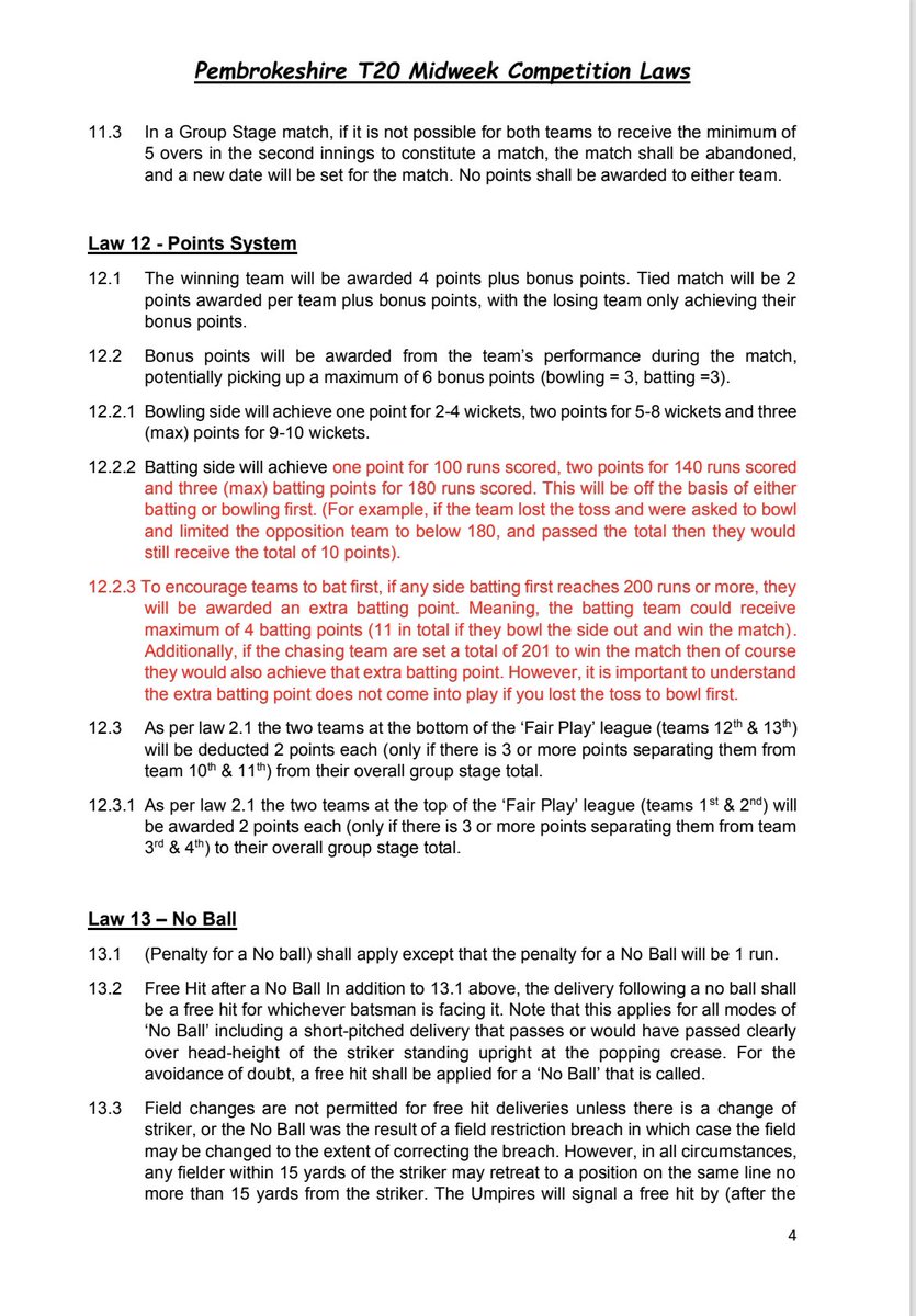 Pembs Midweek T20 Competition tweet media