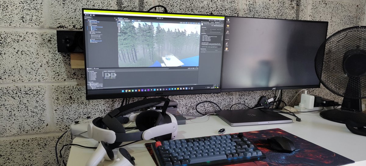 This man right here: @ScorchHold  is one in a million! 
At the risk of being too soppy, he generously donated his "old" rtx3070. Which in turn has inspired me to get back into game dev! Quest VR demo up and running :) I can't thank you enough @ScorchHold!