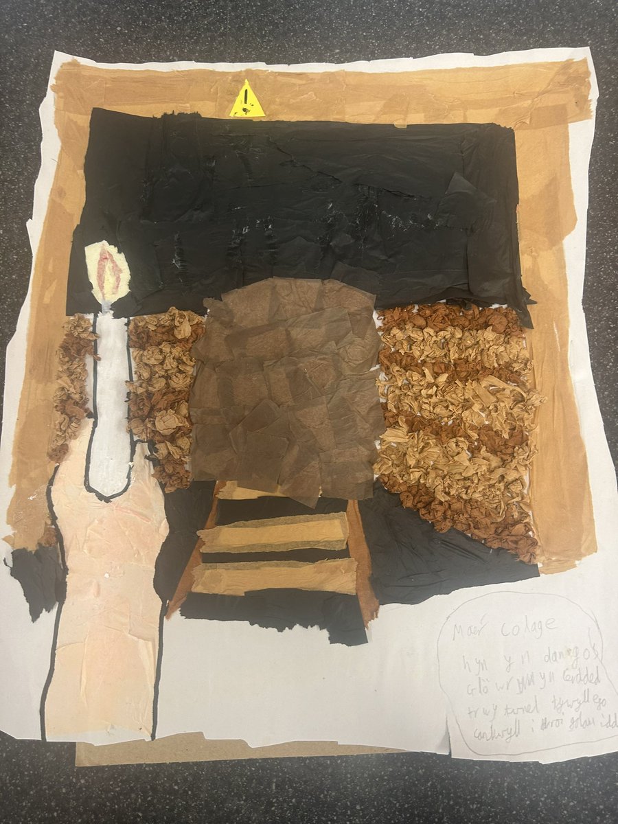 Mrs_Pugh40's tweet photo. Gludweithiau hyfryd gan 7 Teilo 1 sy’n cynrychioli agweddau o’u taith @CoronYgg i barc treftadaeth y Rhondda! ⛏️🐴🕯️ https://t.co/vAP5csNcBQ