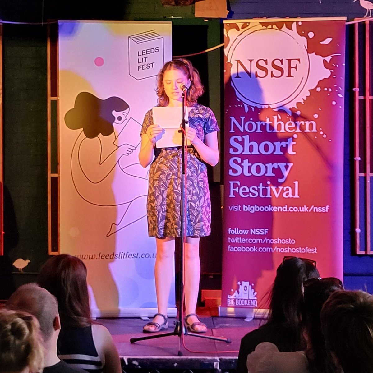 NoShoSto's tweet photo. 2/4 Readers: Hannah Walton-Hughes, Vicky Pointing and CS Mee https://t.co/d0fZ99C8LA