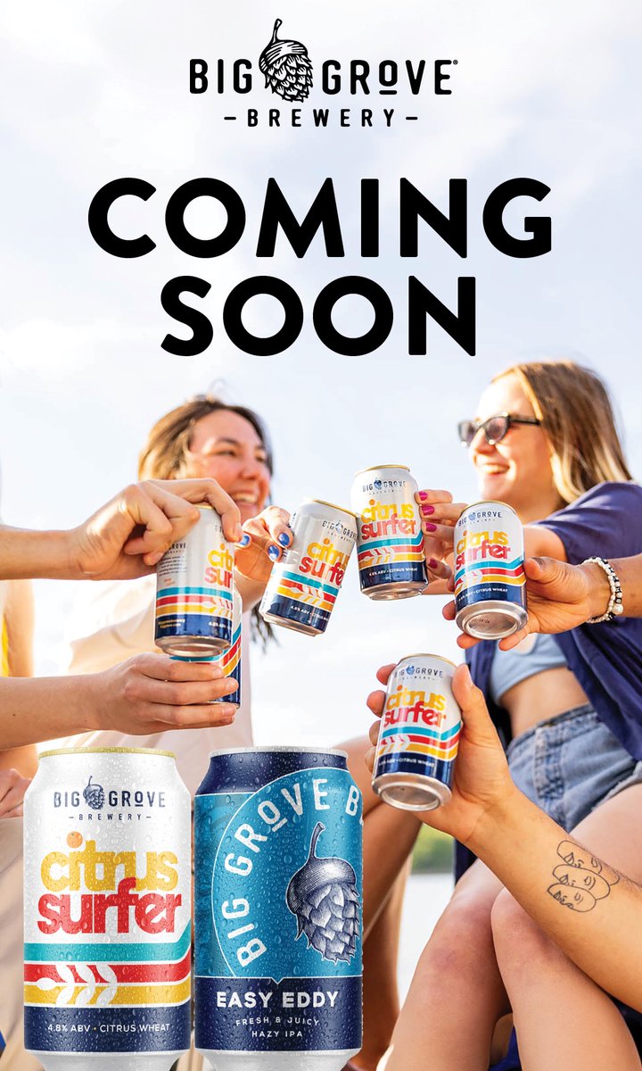 gmdistributors's tweet photo. Get ready and keep your eyes out for more exciting news to come 🌊

#BigGrove #citrussurfer #EasyEddy #gmdistributors https://t.co/wKGAhYh5xZ
