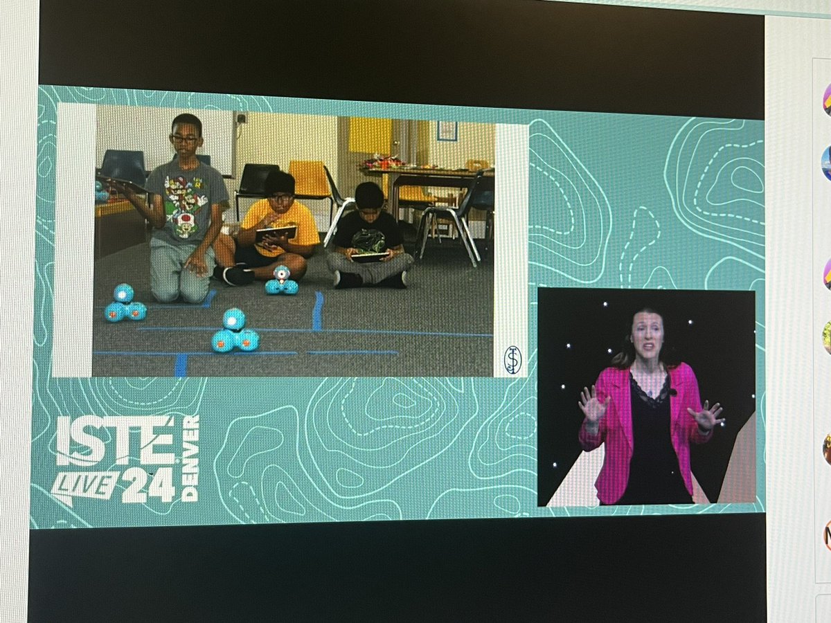 aggierdw's tweet photo. #ISTELive24 Thank you Carly Jezik for bringing awareness to the deaf/hoh community and giving them opportunities in the wonderful world of STEM/STEAM! https://t.co/SIyNEnP5ip