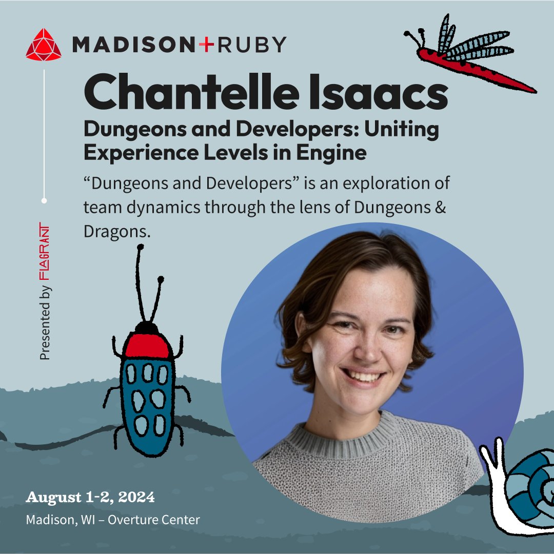 talk by Chantelle Isaacs: Dungeons and Developers: Uniting Experience Levels in Engineering Teams