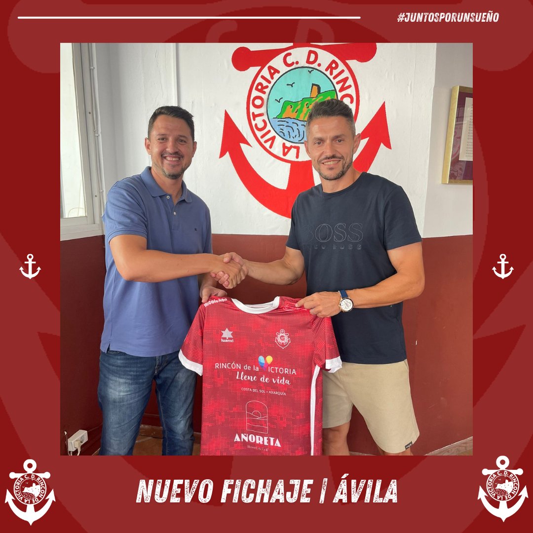 🤝🏼 Á𝙑𝙄𝙇𝘼 - 𝙋𝙍𝙀𝙎𝙀𝙉𝙏𝘼𝘾𝙄Ó𝙉

ℹ️ Nuestro director deportivo <a href="/AntonioMatez/">Antonio Matez</a>, ha presentado a <a href="/ma13_Avila/">Ávila</a> como nuevo jugador del #CDRincón para la próxima temporada 24/25.

👉🏽Nuestro nuevo jugador cuenta con una dilatada experiencia en Tercera División.

#JuntosPorUnSueño
