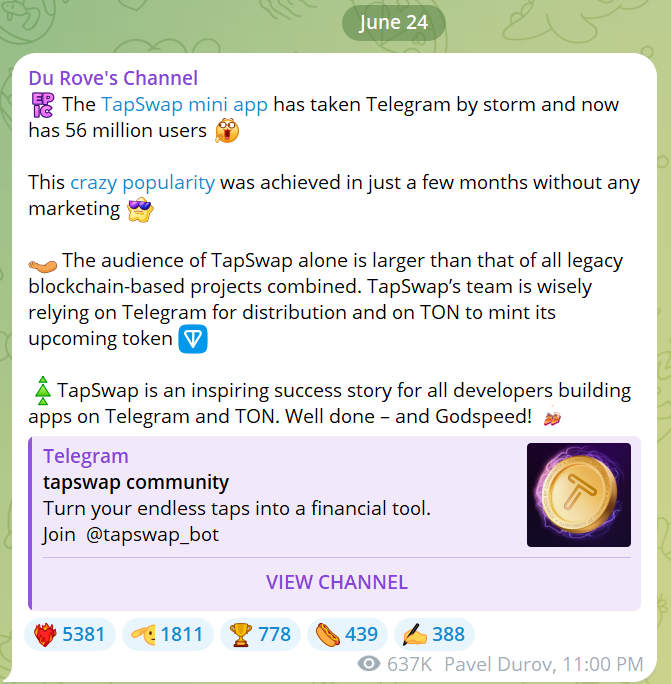 scalpremium's tweet photo. Jangan asal-asal main game tap tap jika masih baru karena capek banget rupanya ! Fokus yang jelas jelas bakal listing di CEX besar !

Owner telegram malam ini , join tapswap dan promosi , GILA banget ini !

Owner Telegram main game Tapswap , 

https://t.co/w5O2zwZ15K 
#tapswap https://t.co/JNXqINf15a