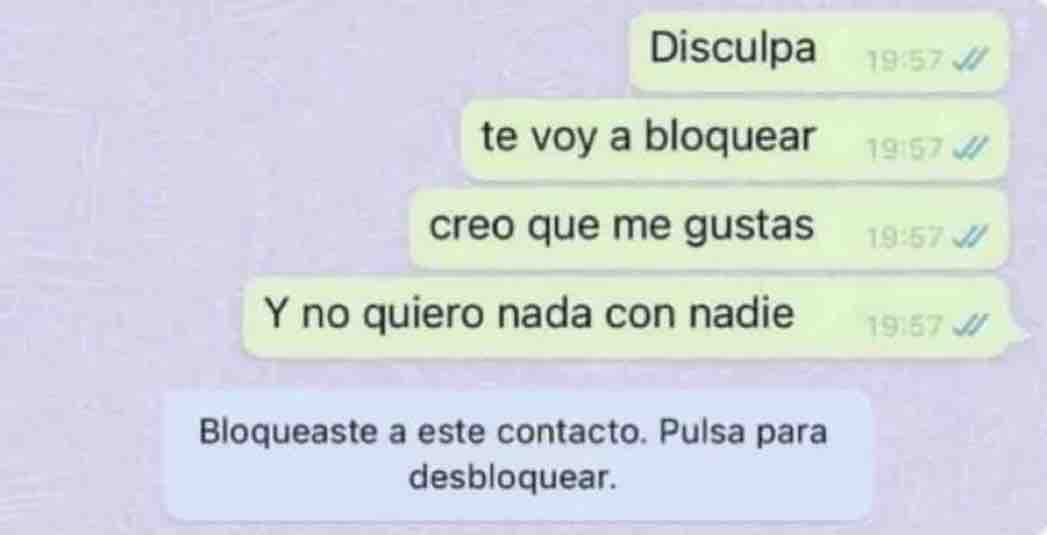 Una disculpa de antemano.