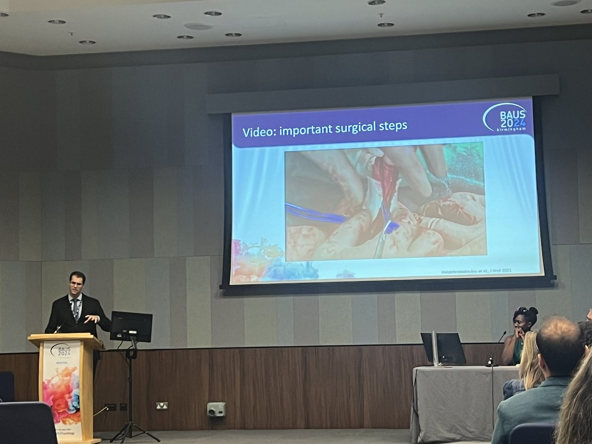 Exciting new techniques for severe curvature in Peyronie’s Disease surgery with collagen fleece presented by Dr Hatzichristodoulou #BAUS24