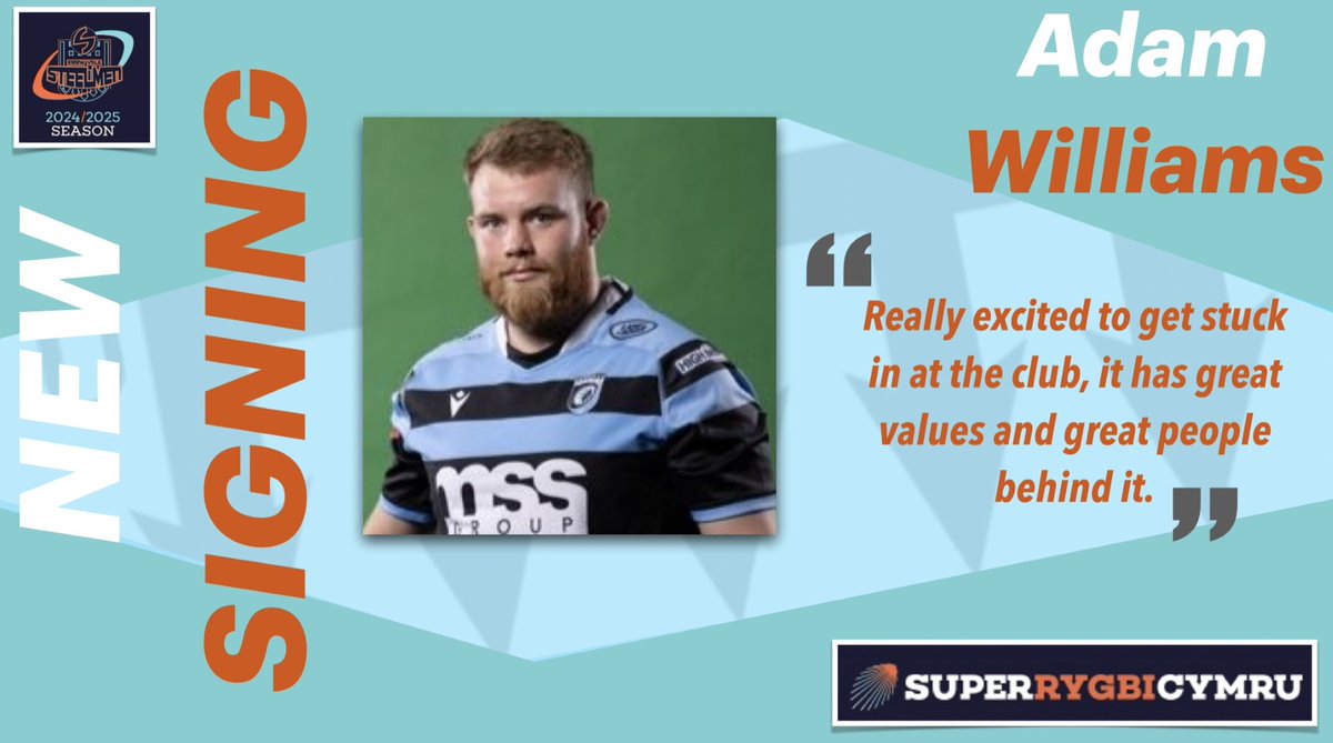 NEW SIGNING
Ebbw Vale RFC are delighted to announce the signing of front row forward Adam Williams from Cardiff Rugby.

Click here for more details: evrfc.co.uk/new-signing-we…
 
#FeelTheSteel  #NewSigning

<a href="/AllWalesSport/">All Wales Sport</a>   <a href="/SuperRygbiCymru/">Super Rygbi Cymru</a>