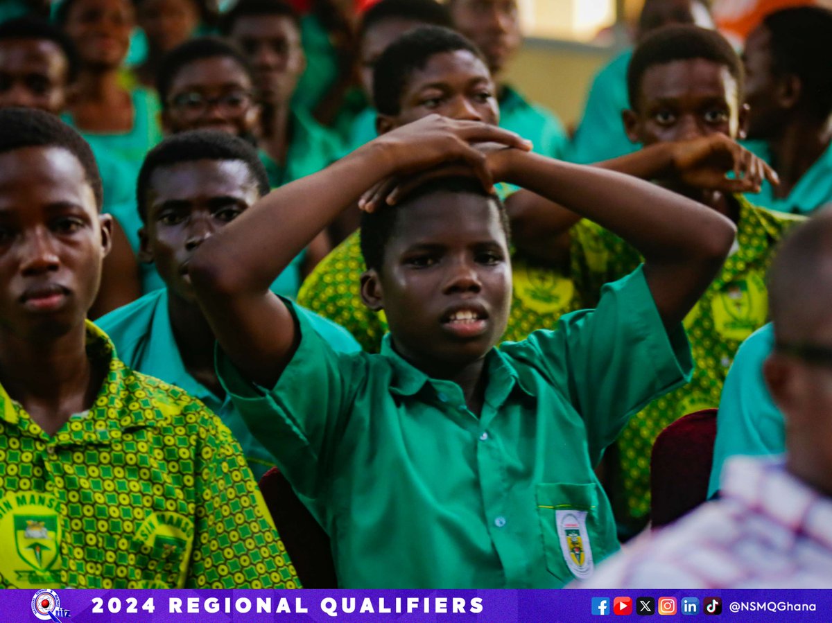NSMQGhana's tweet photo. CENTRAL

End of Contest

Apam SHS: 47pts
Assin Manso SHS: 43pts
Enyan Maim SHS: 31pts
Senya SHS: 30pts
Methodist SHS: 27pts

Congratulations to Apam SHS!🎉

#NSMQRegionals #NSMQ2024 #Primetime https://t.co/twn1GIupRM