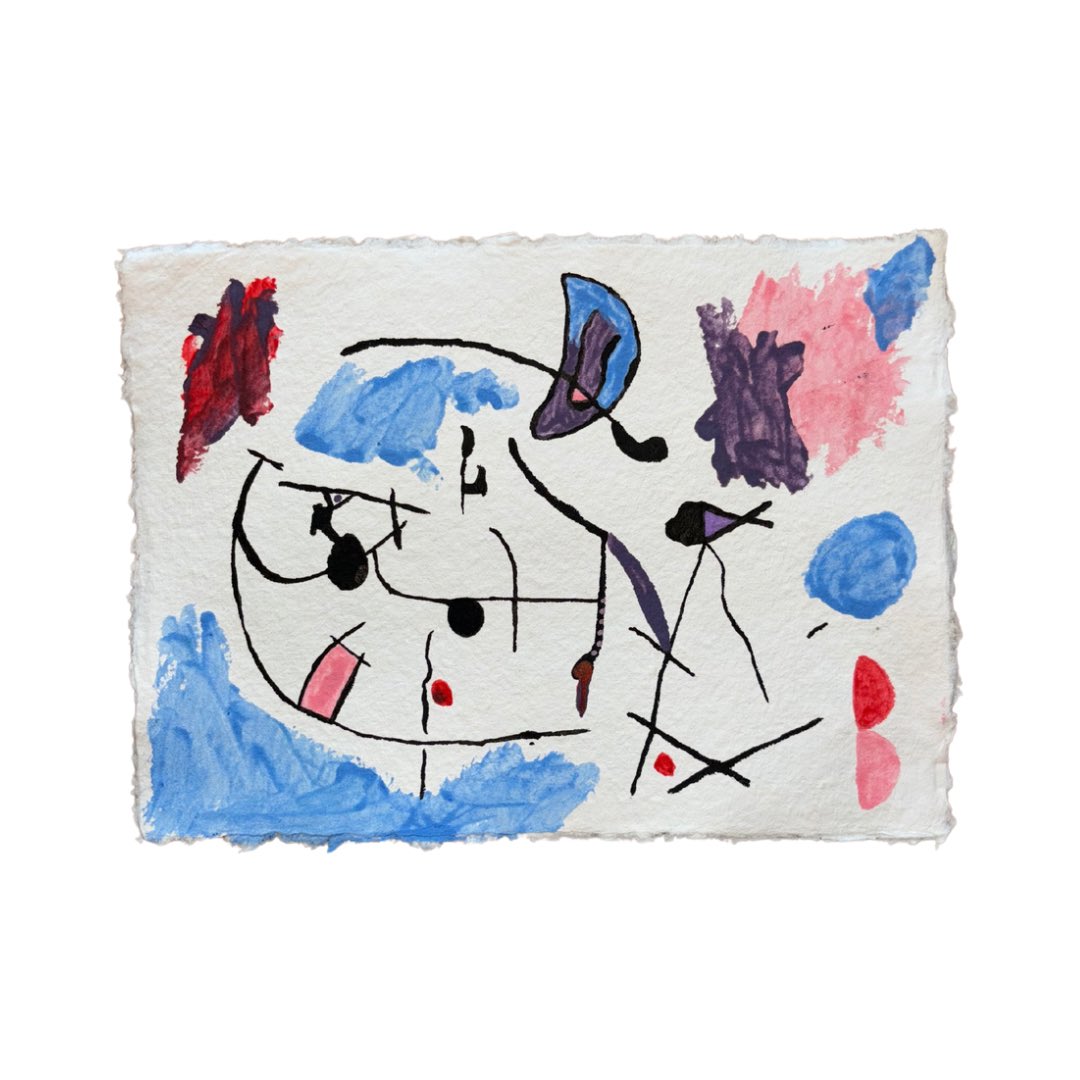 not_trafalgar's tweet photo. Kotto 1 - Painting on a A4-sized Cotton Paper https://t.co/NJxpmnEBPL