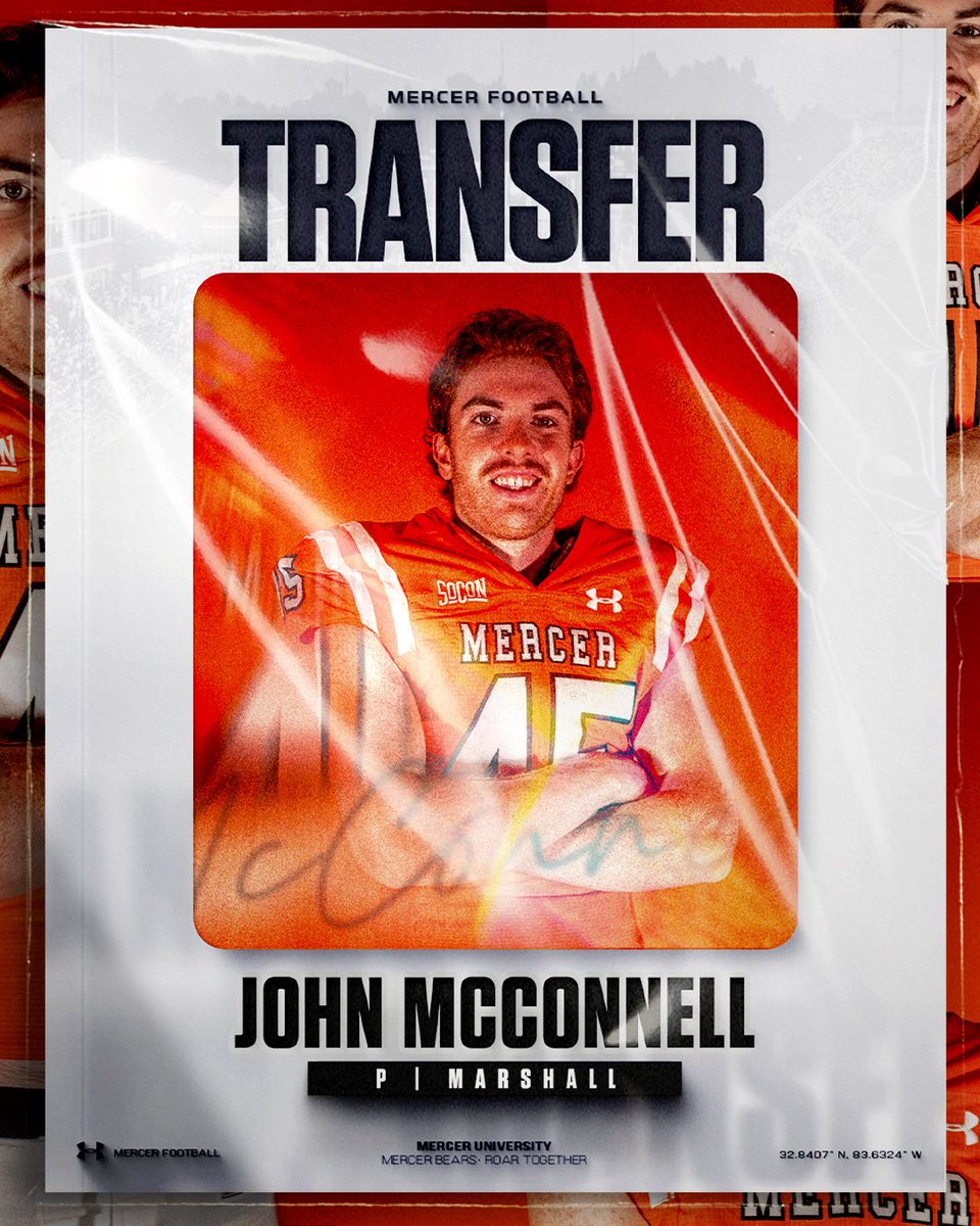Mercer Football (@mercerfootball) on Twitter photo Officially official π»βοΈ <a href="/JohnMcConnell40/">John McConnell Jr</a>
Marshall β‘οΈ πππ«πππ«
πΈP
π Morgantown, WV
#RoarTogether Officially official π»βοΈ <a href="/JohnMcConnell40/">John McConnell Jr</a>
Marshall β‘οΈ πππ«πππ«
πΈP
π Morgantown, WV
#RoarTogether