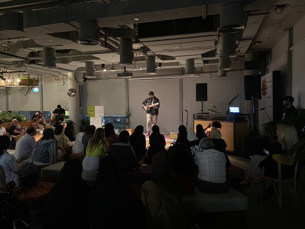 ELFDubai's tweet photo. From established voices to rising stars, tonight's lineup at #WhispersoftheEarth is unforgettable! https://t.co/WXXSkiJCtv