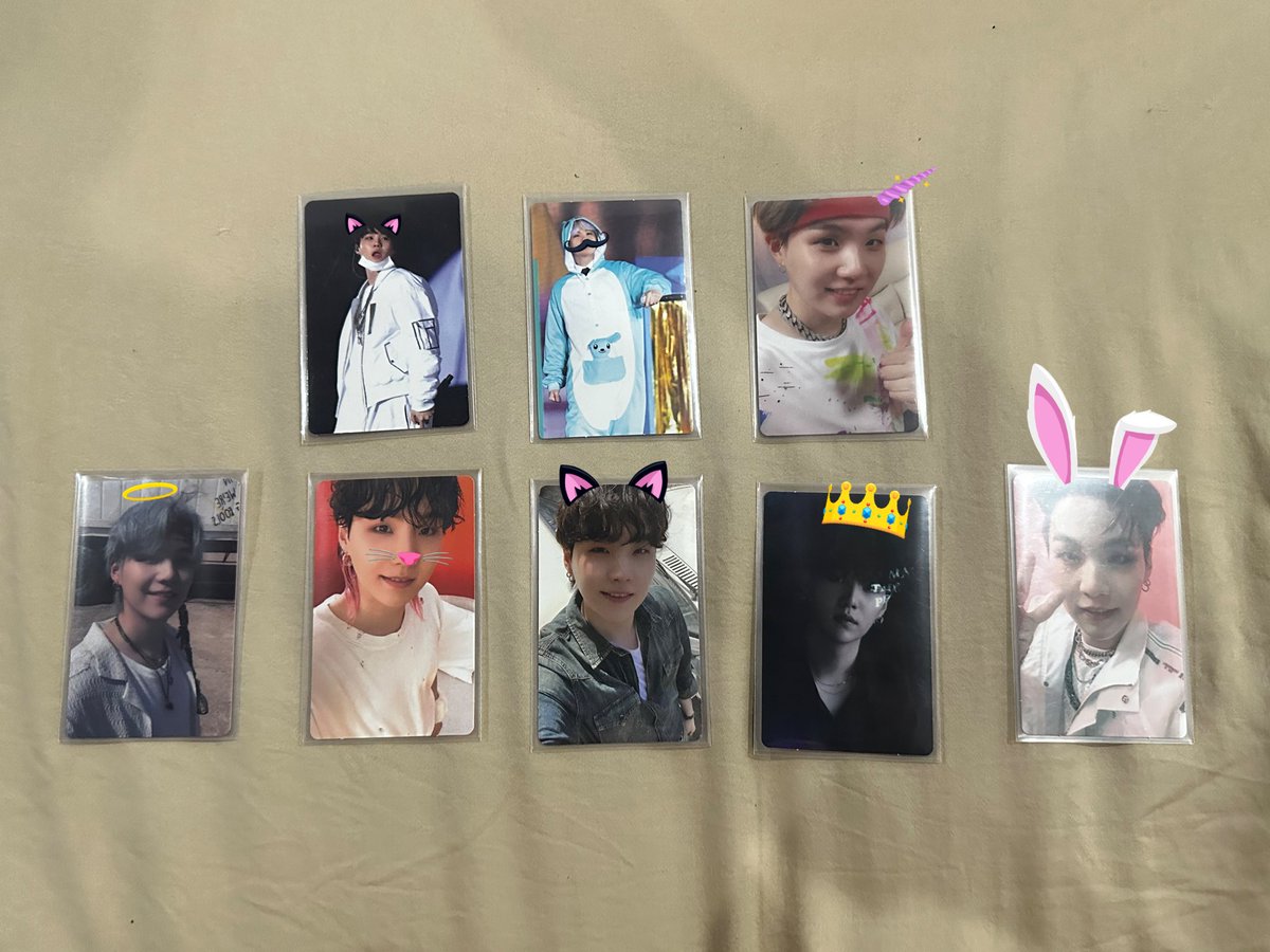 glossrandaz's tweet photo. interest check yoongi muster set
ph ic wts suga 3rd 4th 5th butter mcb 

buy from me pls https://t.co/2nFNd9buBr