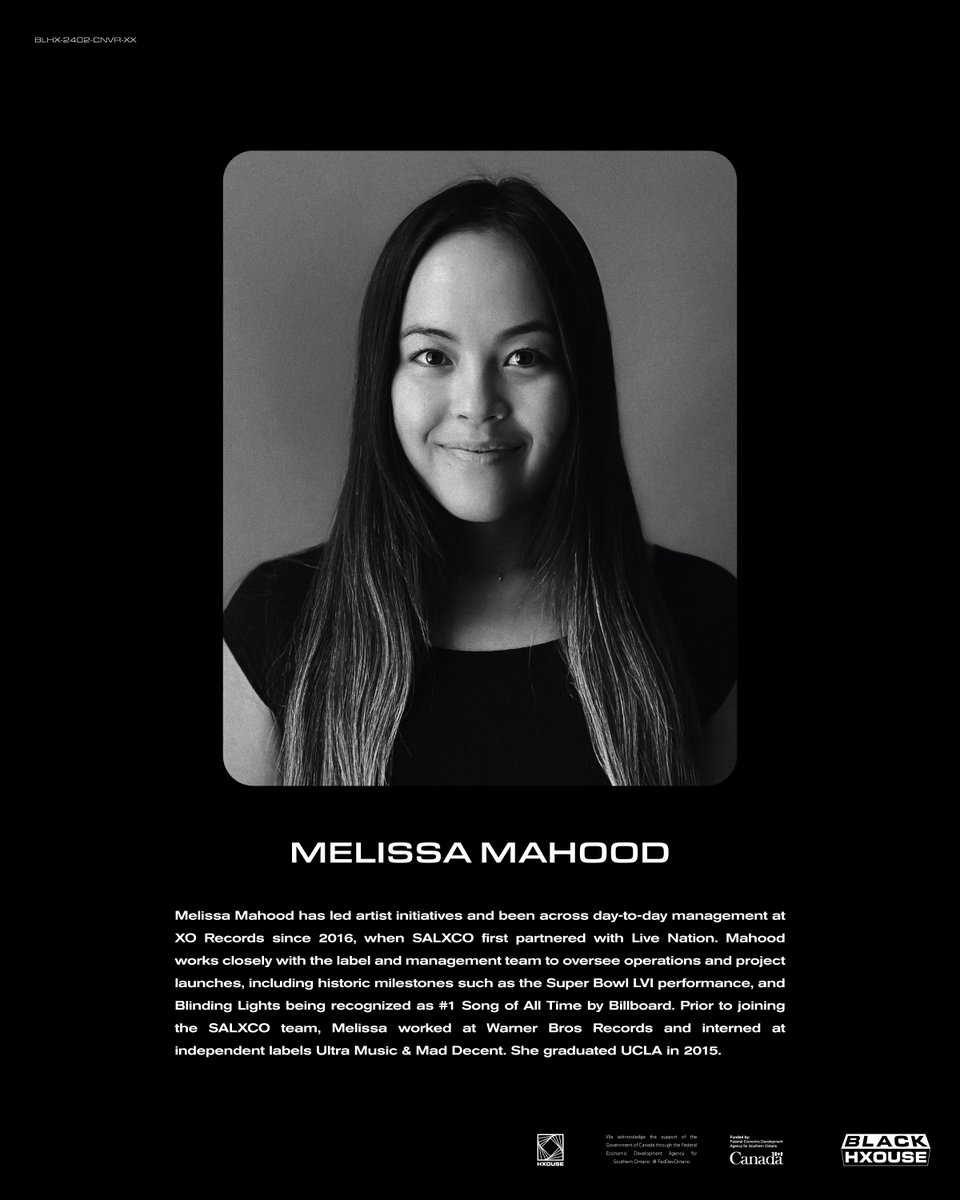 We're excited to welcome Melissa Mahood, GM at XO Records, to BLACK HXOUSE CONVERSATIONS!

Join us for our discussion on Breaking Barriers as a Woman in Leadership. 

Reserve tickets to RSVP: shorturl.at/G5lyh