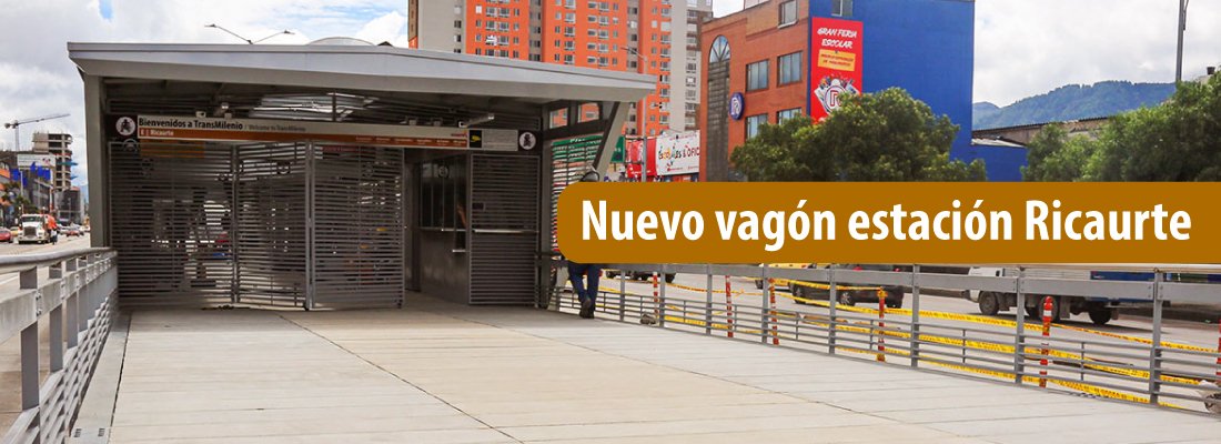 transmisitp's tweet photo. La estación Ricaurte estrena nuevo vagón 🚍
#movilidadbogotá #Transmisitp #ricarurte https://t.co/LQb3BOKeBu