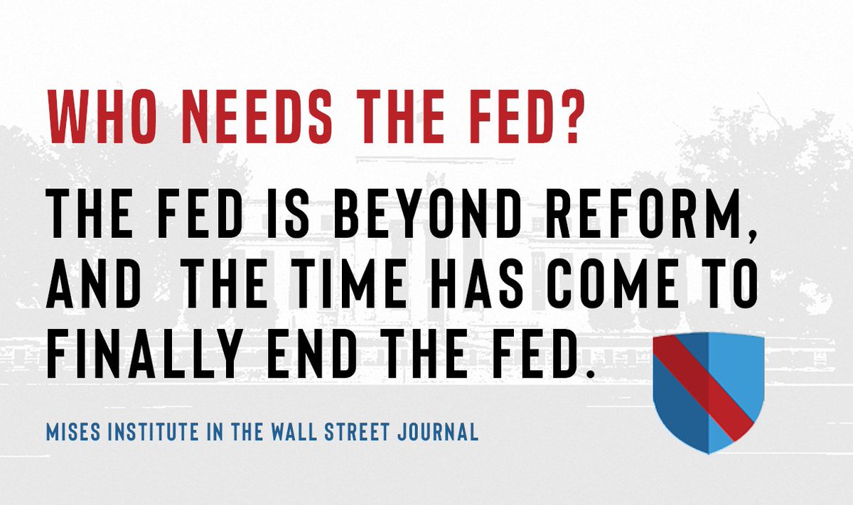 This morning we took our case to <a href="/WSJ/">The Wall Street Journal</a>:  it's time to #EndtheFed.

Thank you to the following legislators who have signed on to the cause.

<a href="/BasedMikeLee/">Mike Lee</a>, <a href="/RepThomasMassie/">Thomas Massie</a>, @MattGaetz, <a href="/chiproytx/">Chip Roy</a>, <a href="/andybiggs4az/">Andy Biggs</a>, <a href="/laurenboebert/">Lauren Boebert</a>, <a href="/RepBrecheen/">Congressman Josh Brecheen</a>, <a href="/timburchett/">Tim Burchett</a>, <a href="/EricBurlison/">Eric Burlison</a>,