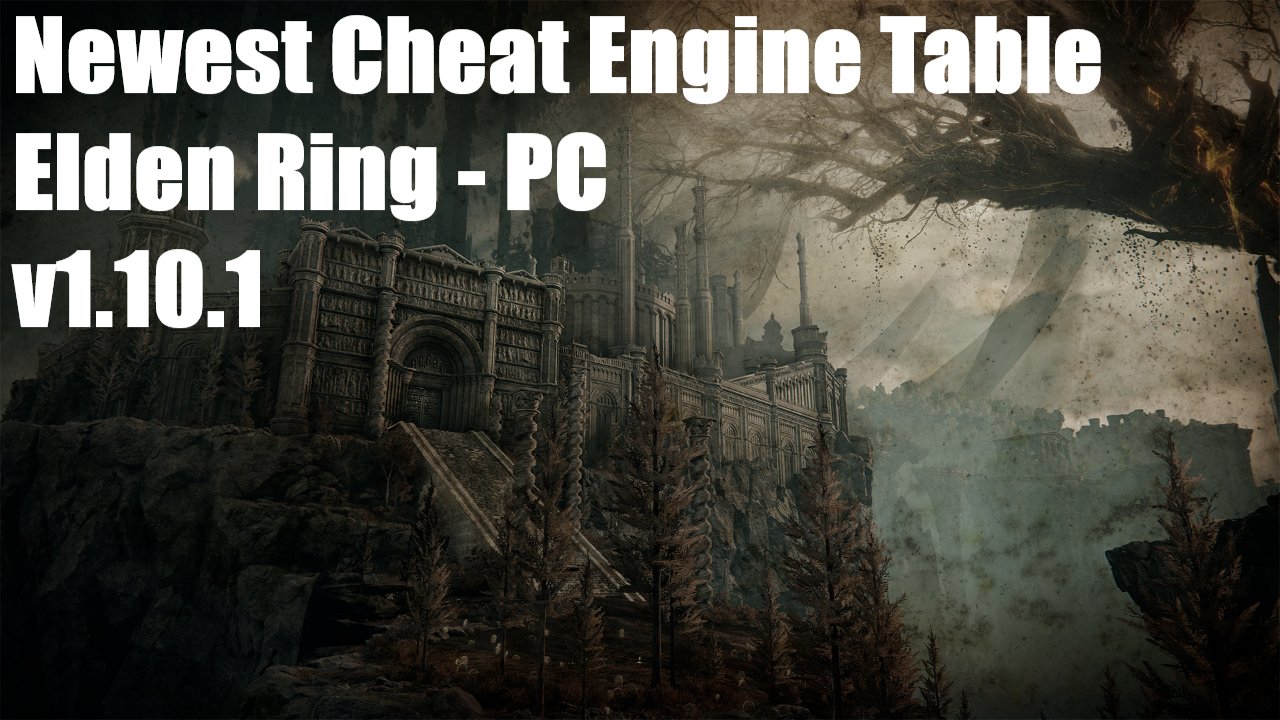 Bathed In Brena on X: “Elden Ring - Newest Cheat Engine Table v1 