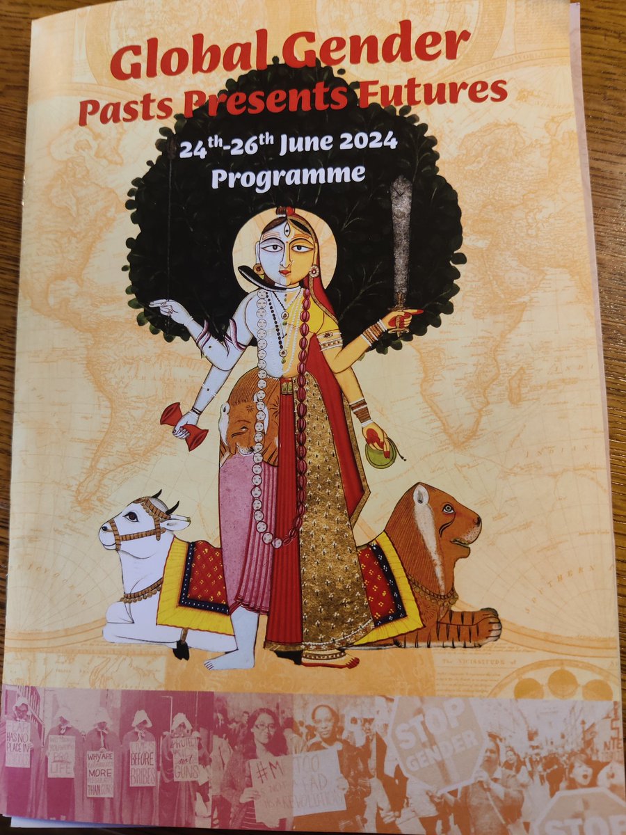 Great session on 'distant pasts' at the Global Gender conference in Oxford, covering non-binary Christian imagery, eunuchs in Mesopotamia, relational gender in the Tale of Genji, &amp; feminine deities in ancient Cyprus. All positing fluid and transformative understandings of gender.