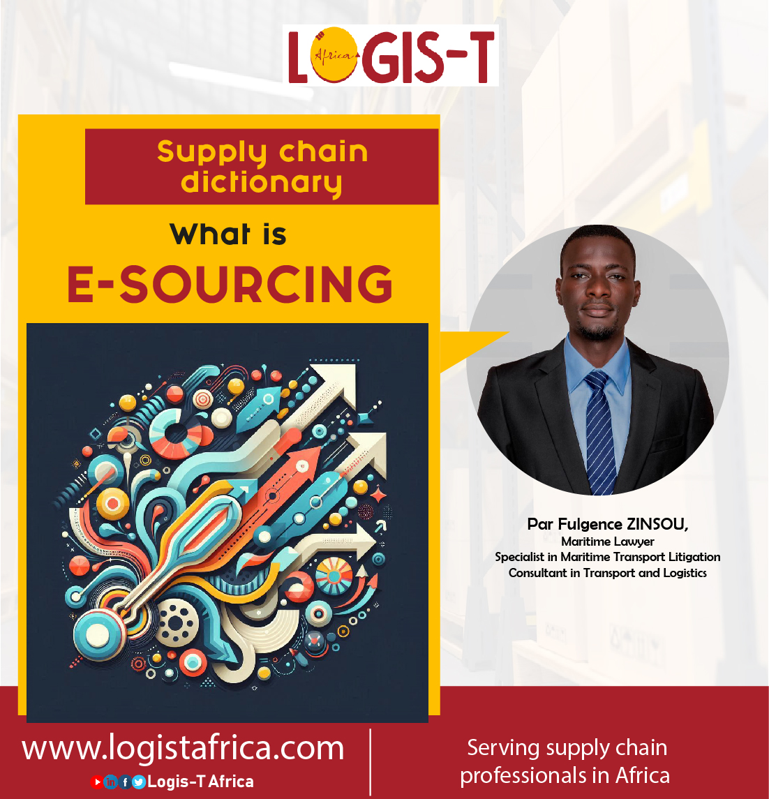 logis_t's tweet photo. SUPPLY CHAIN DICTIONARY: E-SOURCING / offered by Fulgence Zinsou
https://t.co/U1aVr2xrj8
#supplychain #logistics #esourcing #logistafrica https://t.co/PT02mnrVNN